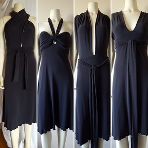 Versatile Wear-it-your-way Grey Dress